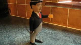 NICE SCHUCO CHARLIE CHAPLIN 1920s WIND UP ANTIQUE TIN TOY DANCING TRAMP CHARLOT TINPLATE [upl. by Grace811]