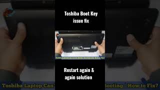 How to fix Toshiba Boot Manu keys not working toshiba Bios howtofix boot solutions [upl. by Colb]