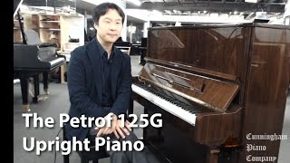 The Petrof 125G Upright Piano [upl. by Amihsat]