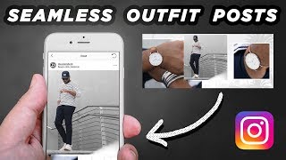 Make SEAMLESS Instagram Pics WITH YOUR PHONE  IG MultiPost App [upl. by Thane]