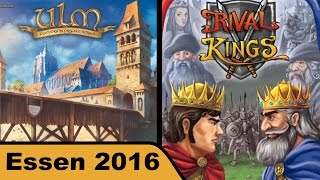 Ulm  Rival Kings  Brettspiel  Essen 2016 live [upl. by Irama]