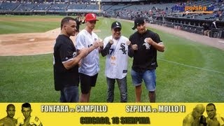 Fonfara Szpilka i Mollo na meczu White Sox [upl. by Belen]