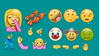 All 72 New Emojis for 2016 [upl. by Jenkins530]