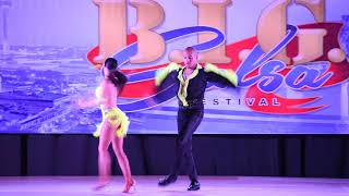 Adolfo Indacochea y Lorenita Andrade Performance at BIG Salsa Festival 2018 [upl. by Ihtraa]