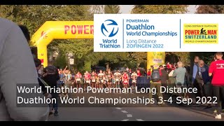 Highlights World Triathlon Powerman Zofingen Long Distance Duathlon World Championships 3 4 Sep 22 [upl. by Scherle2]