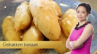 Gebakken banaan Pisang Goreng [upl. by Brandea]