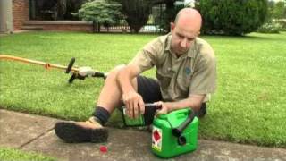 RYOBI How to mix and store 2 stroke fuel [upl. by Oirad932]