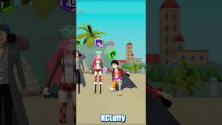 Luffy win Kuzan Squid Doll Plays The Squid Game Marbles in Onepiece onepiece shorts kincong [upl. by Notgnirra]