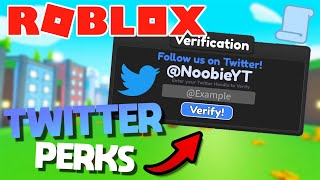 ⚠️DESC How to make a TWITTER VERIFICATION SYSTEM PET SIMULATOR X in ROBLOX [upl. by Krantz]