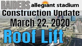 Las Vegas Raiders Allegiant Stadium Construction Update 03 22 2020 [upl. by Merle]