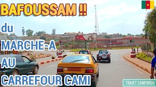 Bafoussam  Cameroun Du Marché A au carrefour Cami  Trajet Cameroun [upl. by Howlond158]