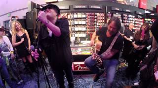 Blues Traveler  Run Around  Acoustic  NAMM 2015  Fender Booth [upl. by Ennaillek]