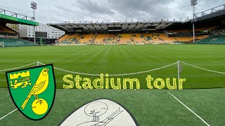 Carrow road stadium tourNorwich city FC [upl. by Hyland19]