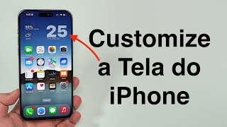 Como Customizar a Tela de Início do seu iPhone [upl. by Yblok]