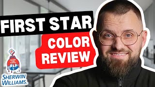 Light amp Airy Gray SherwinWilliams First Star Color Review 2024 [upl. by Emmanuel]