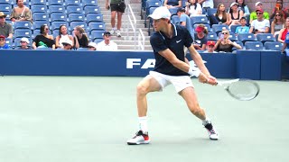 Jannik Sinner Forehand amp Backhand Technique Slow Motion [upl. by Terpstra709]