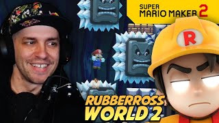 Goddammit Ross  your levels are great Super RubberRoss World  World 2 Super Mario Maker 2 [upl. by Acim]