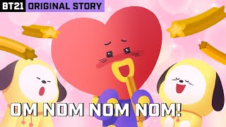 BT21 ORIGINAL STORY S02 EP01  OM NOM NOM NOM [upl. by Aninaig]