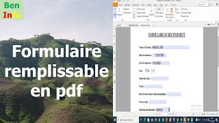 Créer des formulaires PDF remplissable [upl. by Shermie]