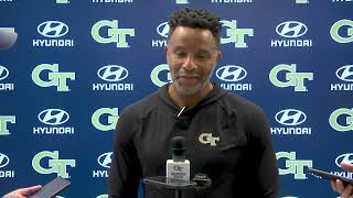 GT Mens Basketball  Damon Stoudamire press conference August 1 2024 [upl. by Caryn]