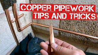 PLUMBING PIPEWORK 1ST FIX Tips amp Tricks  Real World Plumbing [upl. by Ynatil]