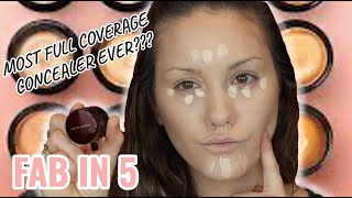 MOST FULL COVERAGE CONCEALER KEVYN AUCOIN SENSUAL SKIN ENHANCER REVIEW  FAB IN 5 [upl. by Arracat]