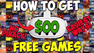 VR Expert Shares Secret to Getting FREE QUEST VR Games [upl. by Ayekam200]