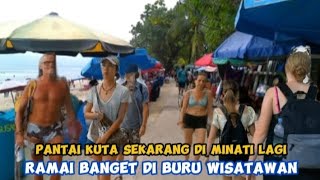 Di serbu wisatawan  pantai kuta kembali populer [upl. by Analra]