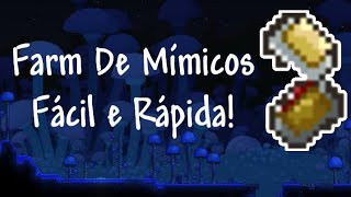 Como Fazer Uma Farm De Mímicos AFK No Terraria Mobile  Muito Fácil e Rápido [upl. by Trinidad667]