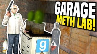 HIDDEN GARAGE LAB  Gmod DarkRP  Chemist Roleplay [upl. by Persse]