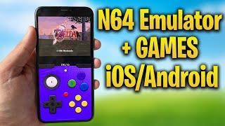 N64 Emulator iOS  How to get N64 Emulator for iOSAndroid iOS 16 No Computer [upl. by Ruford]