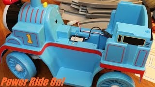 Unboxing Thomas the Tank Engine Ride On Power Wheels Part 2 of 2 [upl. by Weig]