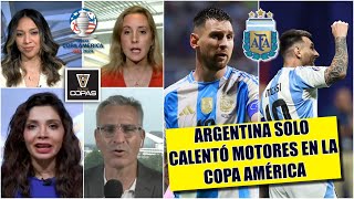 ARGENTINA tuvo merecida victoria MESSI con mal día pero SIRVIÓ PARA CALENTAR MOTORES  Entre Copas [upl. by Oona574]