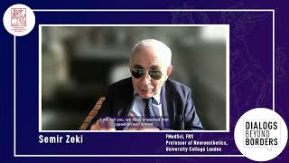 Prof Semir Zeki Clip  Dialogs Beyond Borders [upl. by Nosle]