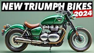 7 New Triumph Motorcycles For 2024 [upl. by Apul]