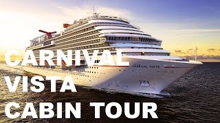 Carnival Vista Cabin Number 6250 Tour [upl. by Naehgem]