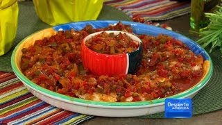 Receta de Enchilado de Pescado con el chef Pepin en Despierta América [upl. by Adav546]