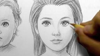 How to Draw Babies Teens amp Adults FEMALE [upl. by Ahdar426]