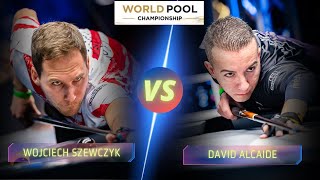 WOJCIECH SZEWCZYK VS DAVID ALCAIDE  2023 WORLD POOL CHAMPIONSHIP billiards nineball 9ballpool [upl. by Ribal]