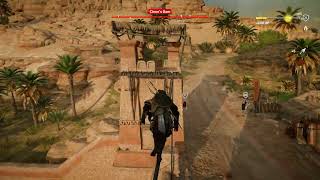 Cleons Dam  Defeating the Fort in Haueris Nome  Assassins Creed Origins  Jak B Gaming [upl. by Eignat]