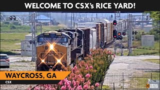 Waycross Georgia USA Virtual Railfan LIVE [upl. by Urial88]