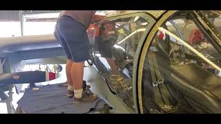 Cold LW3B ejection seat installation OV10D [upl. by Ocire]