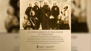 Saint of the Day October 19 Saints Isaac Jogues Jean de Brébeuf and Companions [upl. by Neersin532]