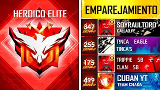 Esto me paso a una Partida de quotHEROICO ELITEquot 😰🔥 Free Fire [upl. by Kirschner]