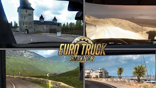 Die 10 Schönsten Orte aus 100 Folgen Euro Truck Simulator 2  ETS 2 100 [upl. by Lawler]