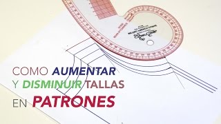 Como aumentar y disminuir tallas en patrones Clase costura 14 [upl. by Rana]