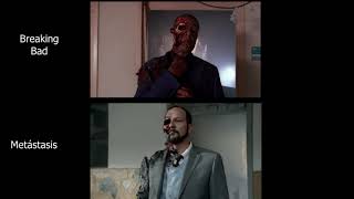 Breaking Bad amp Metástasis  Gus Death Comparison [upl. by Clevey]