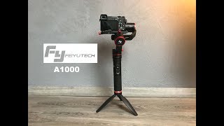 Feiyutech A1000 Gimbal  Unboxing  Zusammenbau  Sony A6300 [upl. by Mccartan]