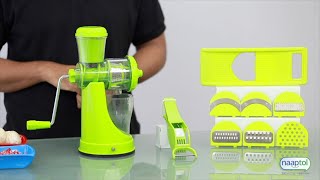 How to use Manual Juicer for everyday fresh juice [upl. by Lyrpa166]