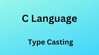 C21 Type Casting [upl. by Concettina]